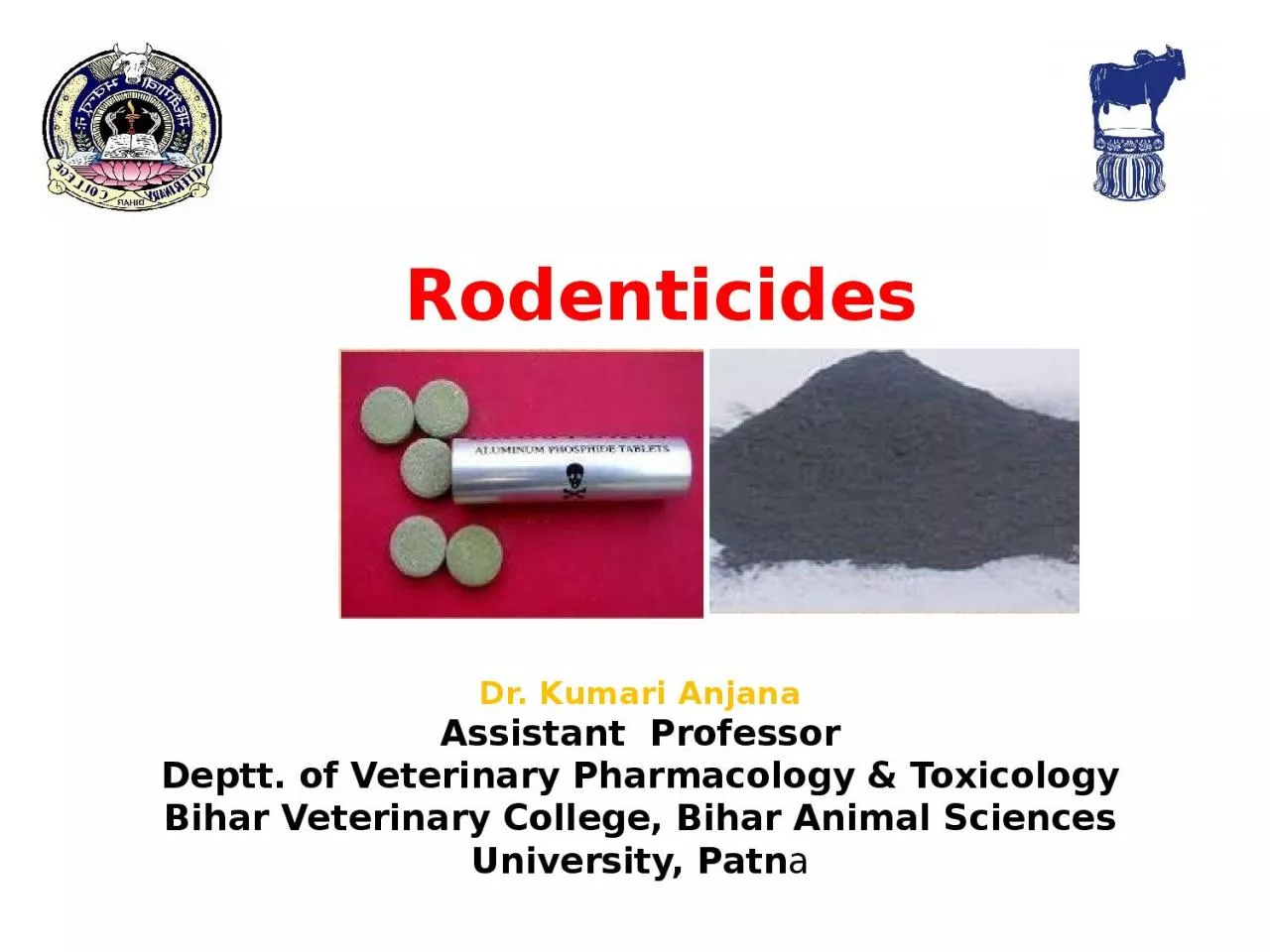 PPT-Rodenticides Dr. Kumari