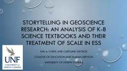 Storytelling in Geoscience Research: An Analysis of K-8 Science Textbooks and their Treatment