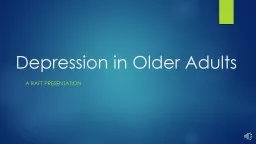 Depression in Older Adults