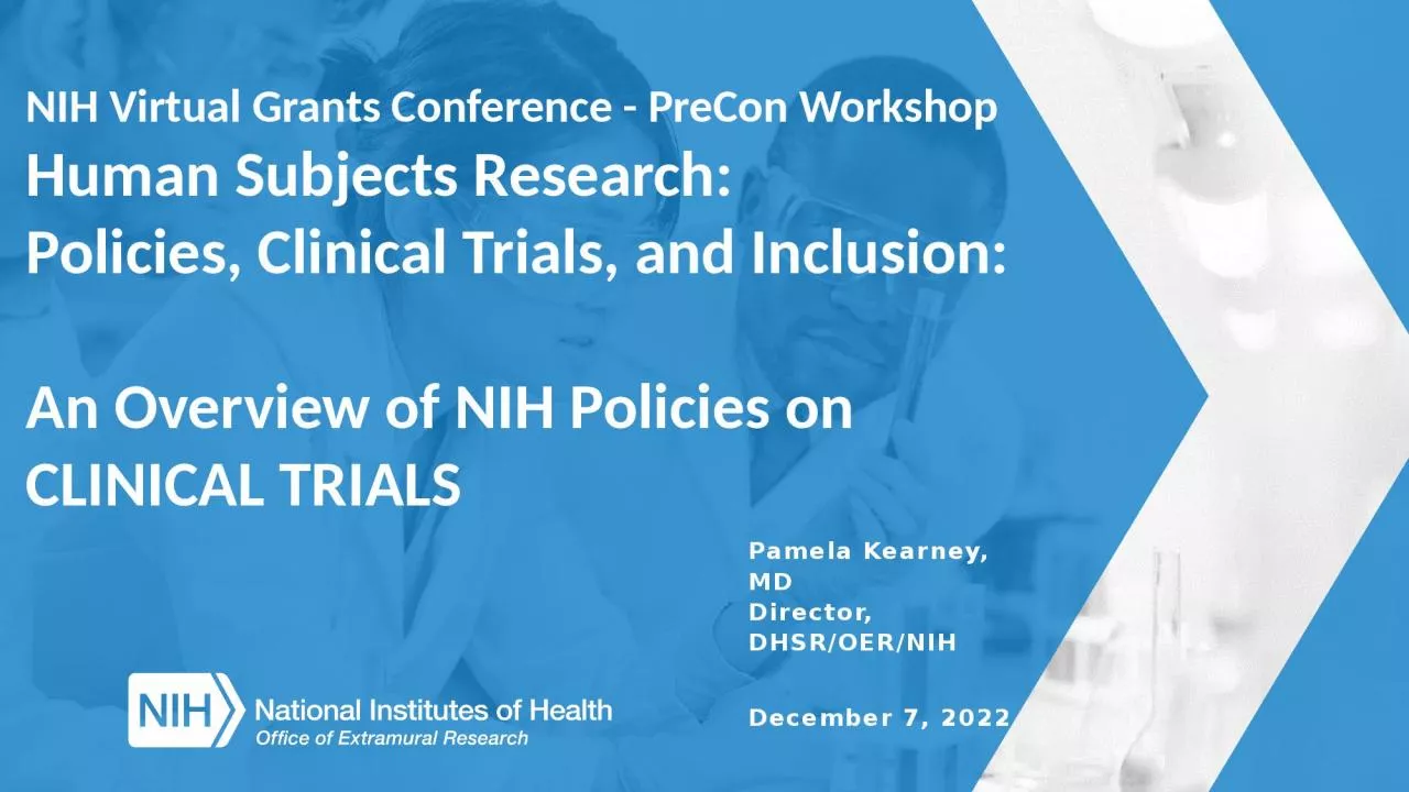 NIH Virtual Grants Conference -