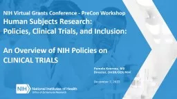 NIH Virtual Grants Conference -