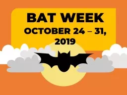 BAT WEEK OCTOBER 24  –