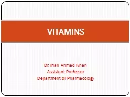 PPT-Dr. Irfan Ahmad Khan Assistant Professor