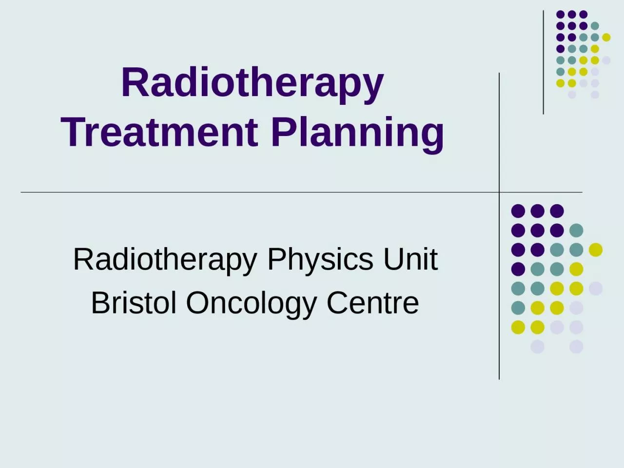 PPT-Radiotherapy Treatment Planning