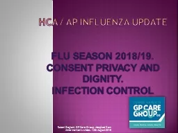 HCA  / AP INFLUENZA UPDATE