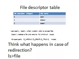 PPT-File descriptor table File descriptor (integer)