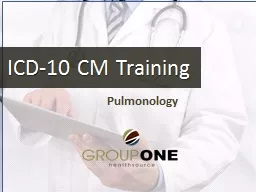 Pulmonology ICD-10 CM Training