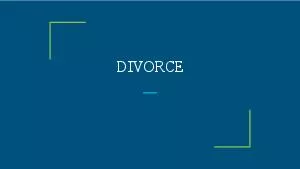 DIVORCE