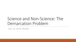 Science and Non-Science: The Demarcation Problem