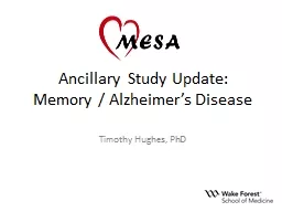 Ancillary  Study Update: