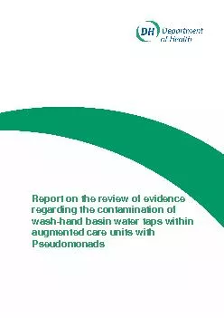 Report on the review of evidence regarding the contamination of washha