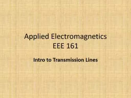 Applied   Electromagnetics