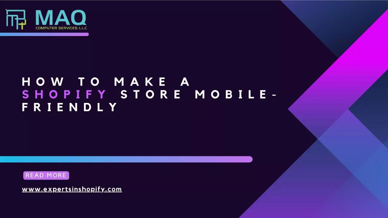 How To Make A Shopify Store Mobile Friendly
