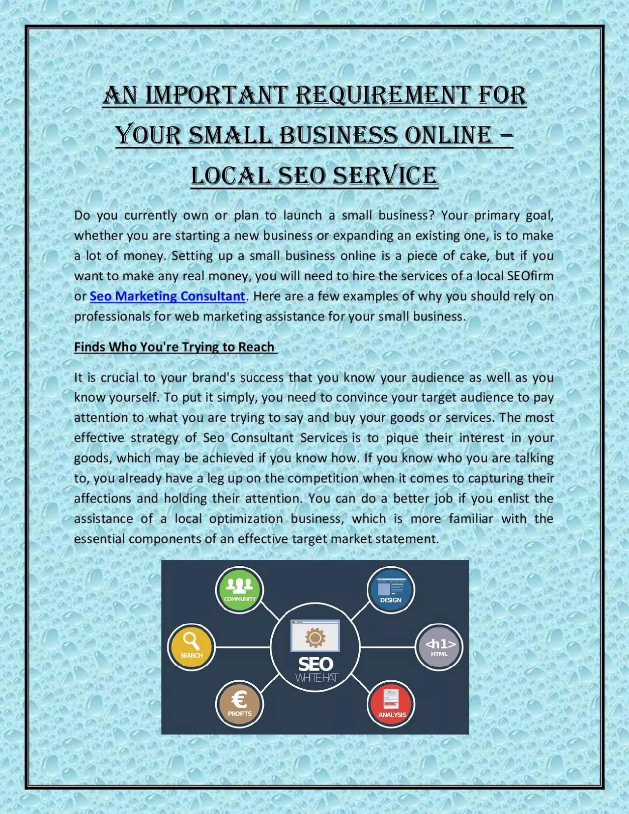 PDF-An Important Requirement for Your Small Business Online – Local SEO Service