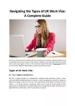 Navigating the Types of UK Work Visa - A Complete Guide - My Legal Services
