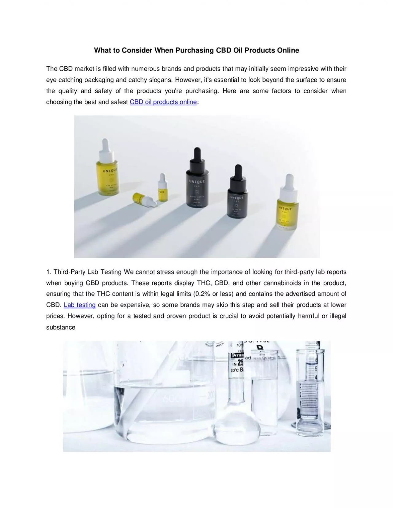 PDF-Purchasing CBD Oil Products Online