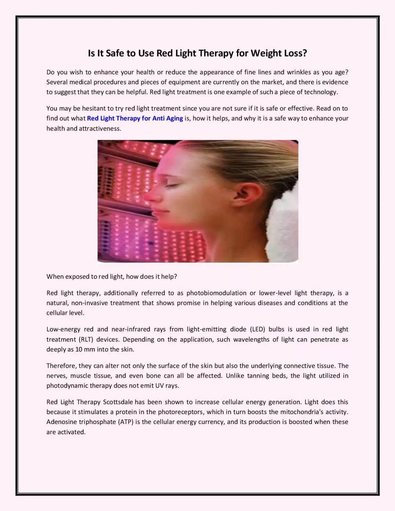 PDF-Is It Safe to Use Red Light Therapy for Weight Loss?