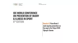 HEAD INJURIES PREVENTION IN JUDO; EVIDENCE AND PRACTICAL ASPECTS.