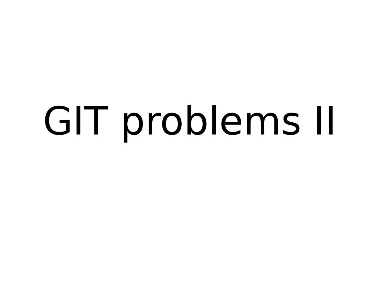 GIT problems II Hemorrhoids