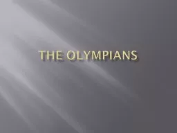 The  olympians Zeus: king of the gods