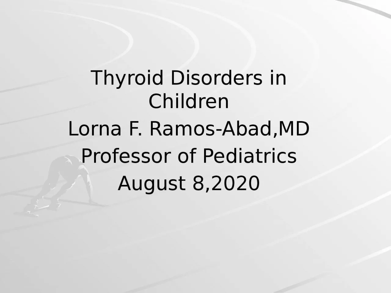 PPT-Thyroid Disorders in Children