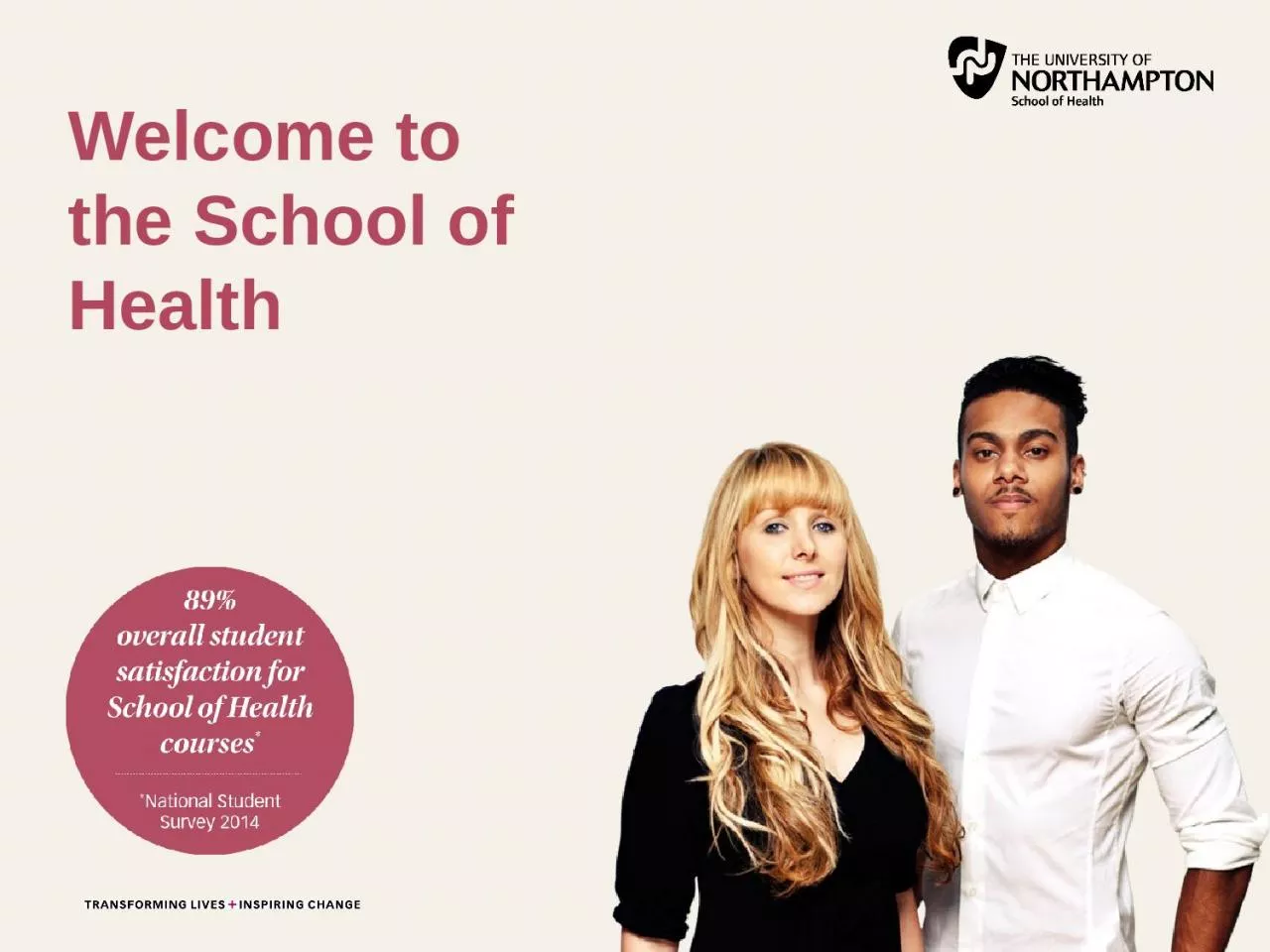 PPT-Welcome to the School of Health