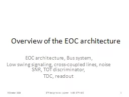 Overview of the EOC architecture