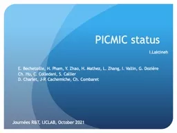 PICMIC status I.Laktineh