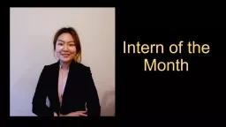 Intern of the Month