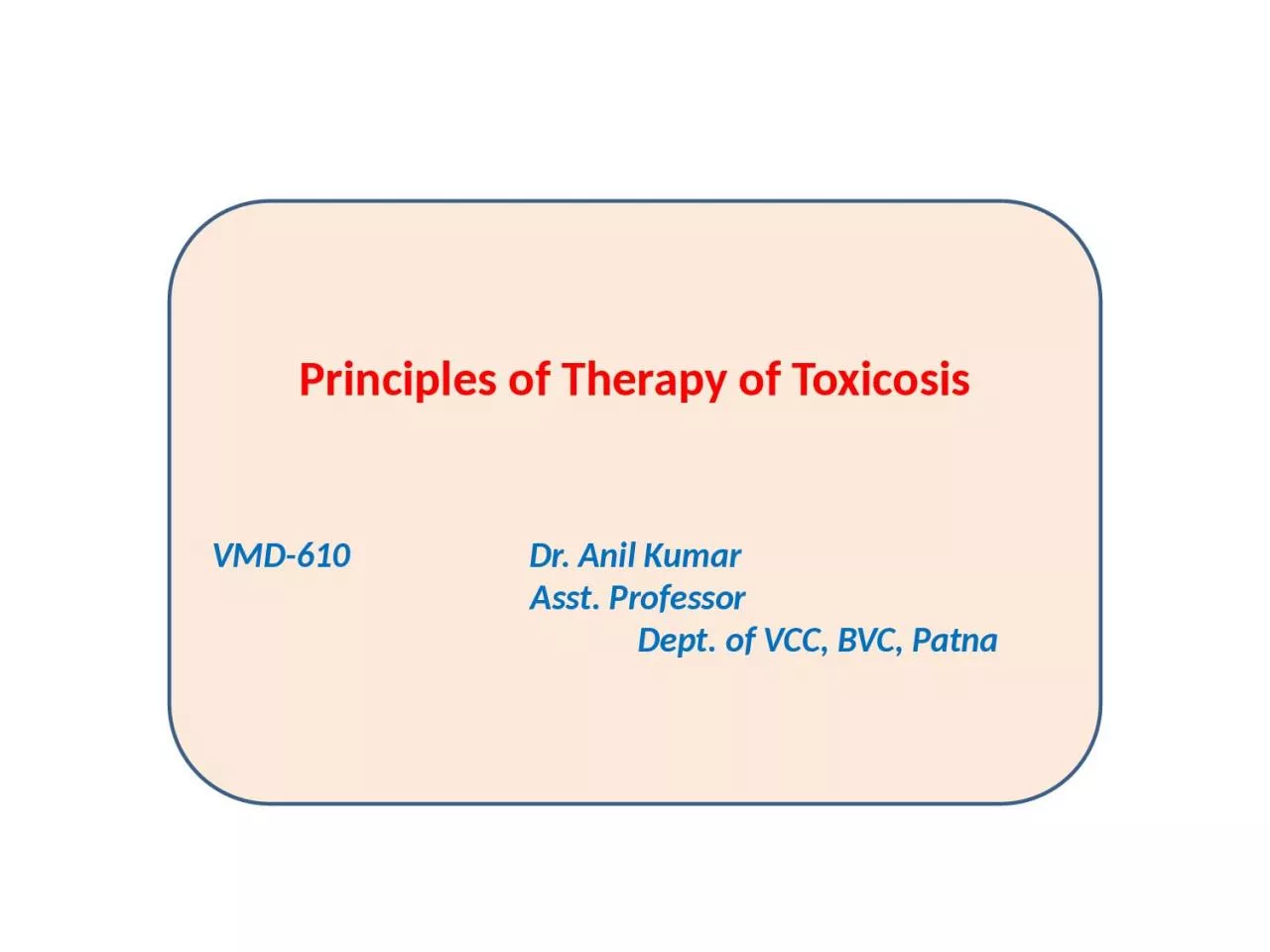 PPT-Principles of Therapy of