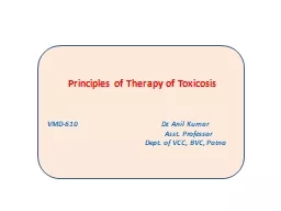 Principles of Therapy of