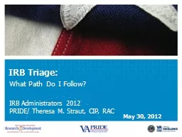 IRB Triage: What Path Do I Follow?