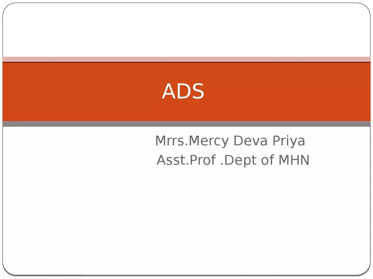 Mrrs.Mercy   Deva   Priya