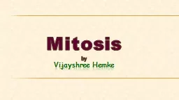 Mitosis   by Vijayshree Hemke