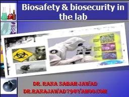 Biosafety & biosecurity