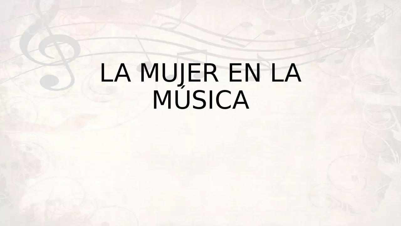 PPT-LA MUJER EN LA MÚSICA Rocío Jurado