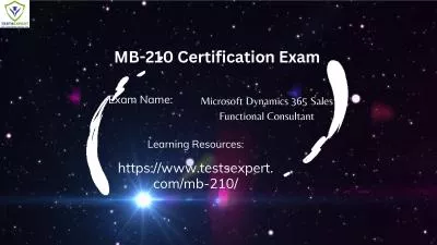 Mastering MB-210 Your Path to Microsoft Dynamics 365 Sales Certification