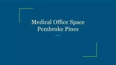 Medical Office Space Pembroke Pines