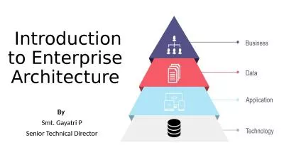 Introduction  to  Enterprise Architecture