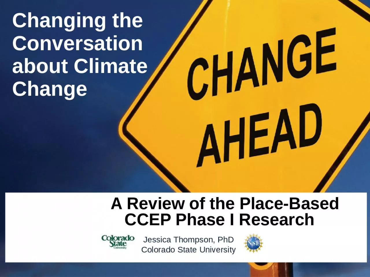 PPT-A Review of the Place-Based CCEP Phase I Research