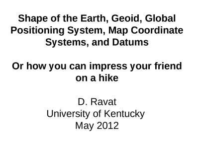 Shape of the Earth, Geoid, Global Positioning System,