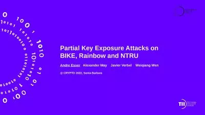 Partial Key Exposure Attacks on BIKE, Rainbow and NTRU