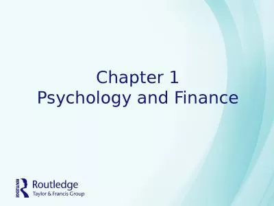 Chapter 1 Psychology and Finance