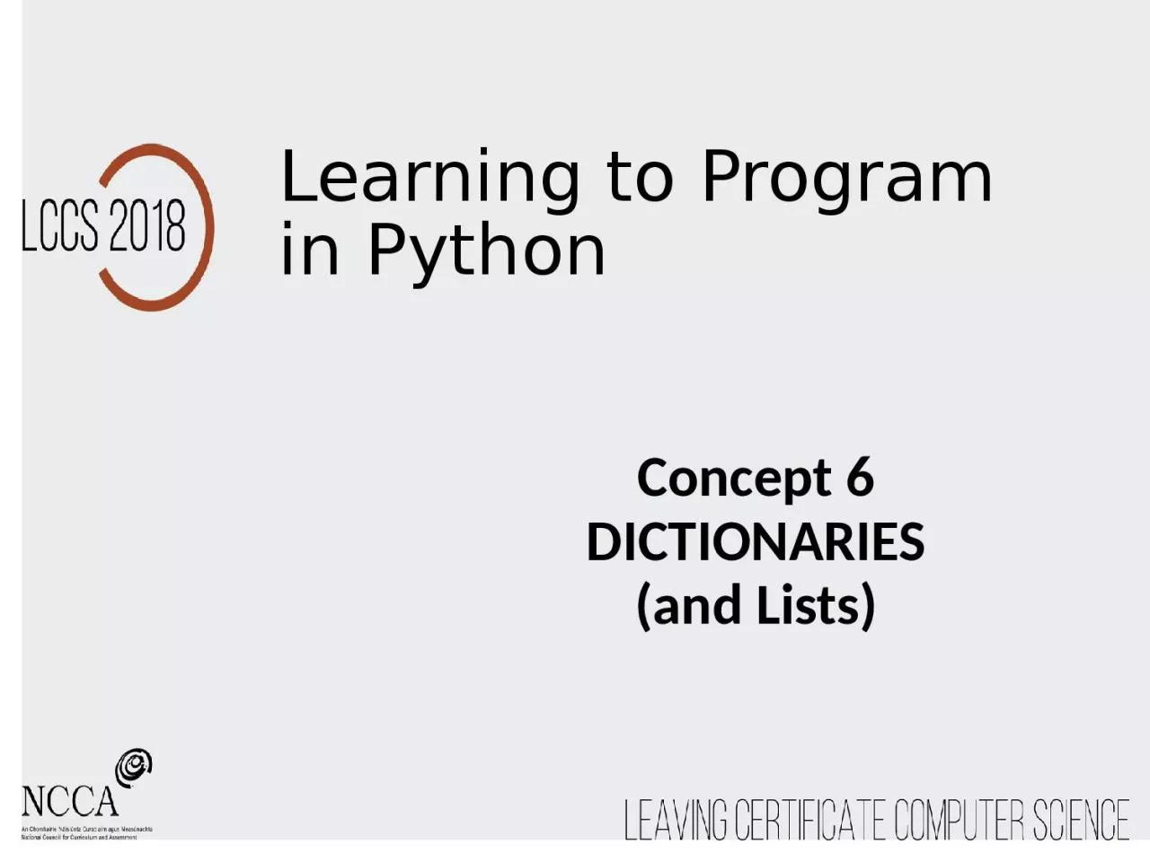 PPT-Learning to Program in Python