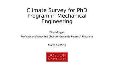 Climate Survey for PhD Program in