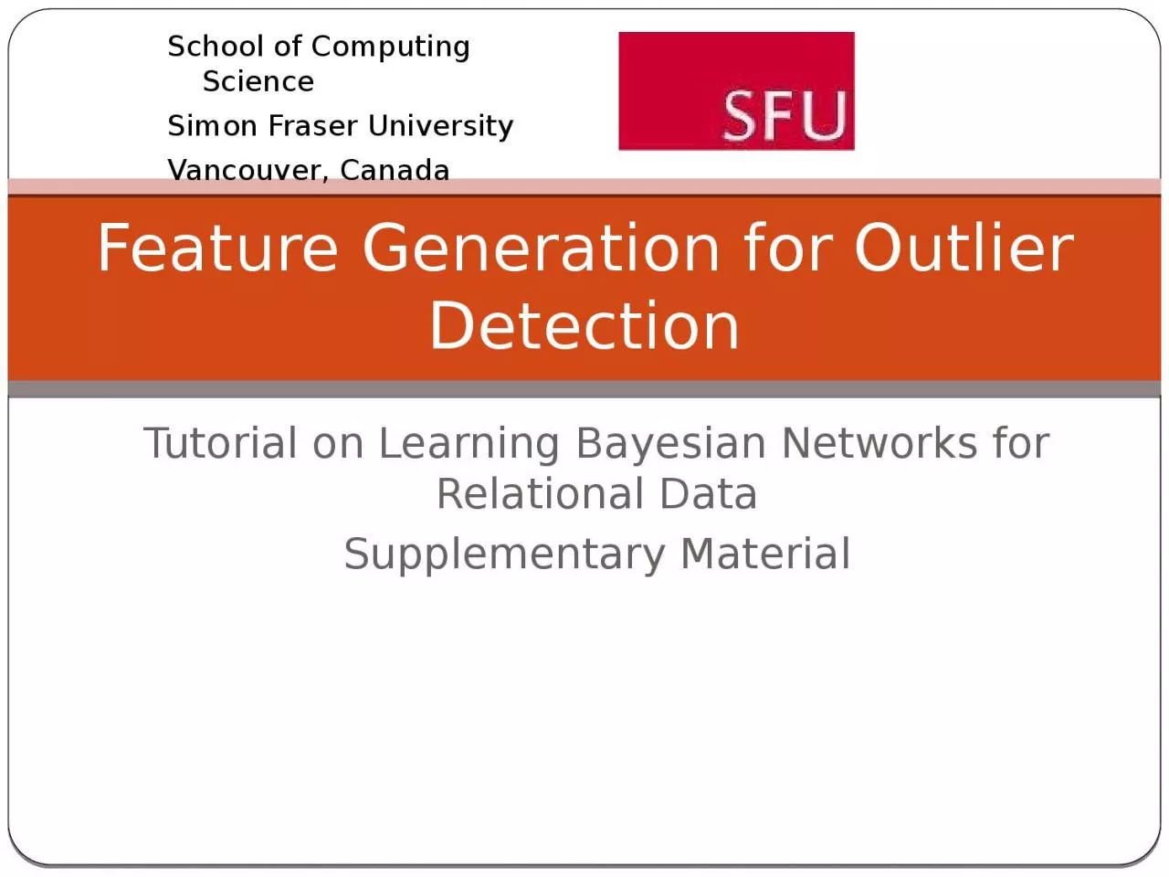 Tutorial on Learning Bayesian Networks for Relational Data