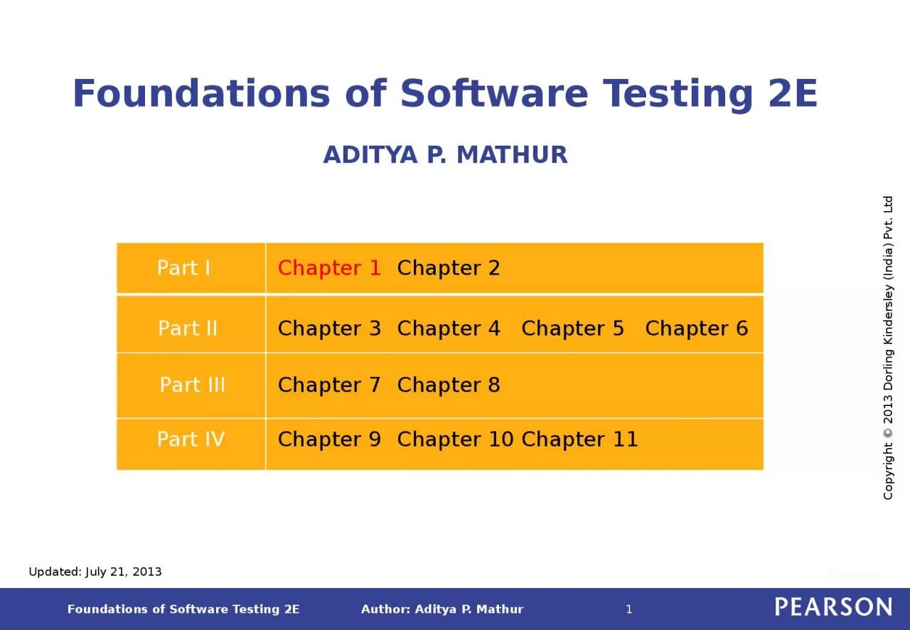 PPT-Foundations of Software Testing 2E