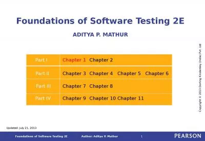 Foundations of Software Testing 2E