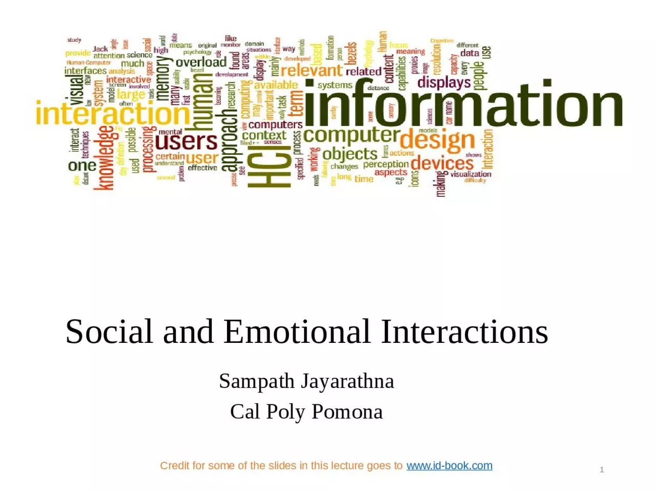 PPT-Social and Emotional Interactions