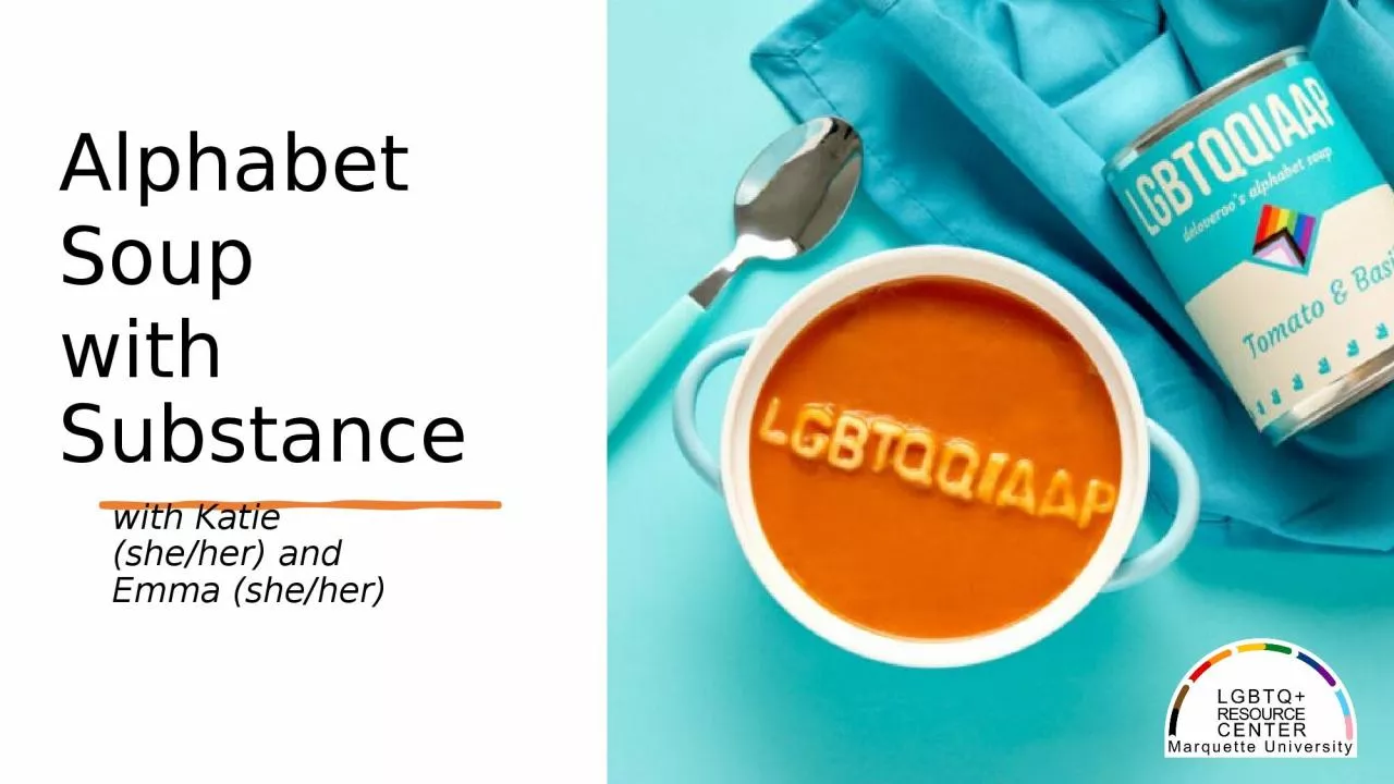 PPT-Alphabet  Soup  with Substance